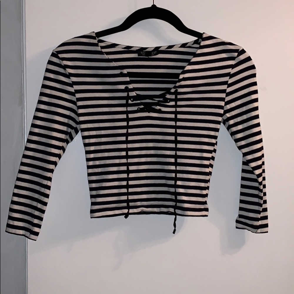 Top shop Long sleeve crop top